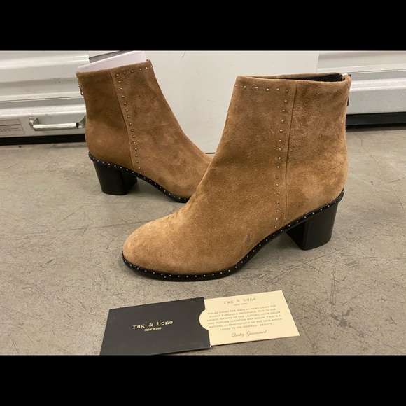 Rag &.bone Willow Stud Boot Suede - Picture 1 of 7